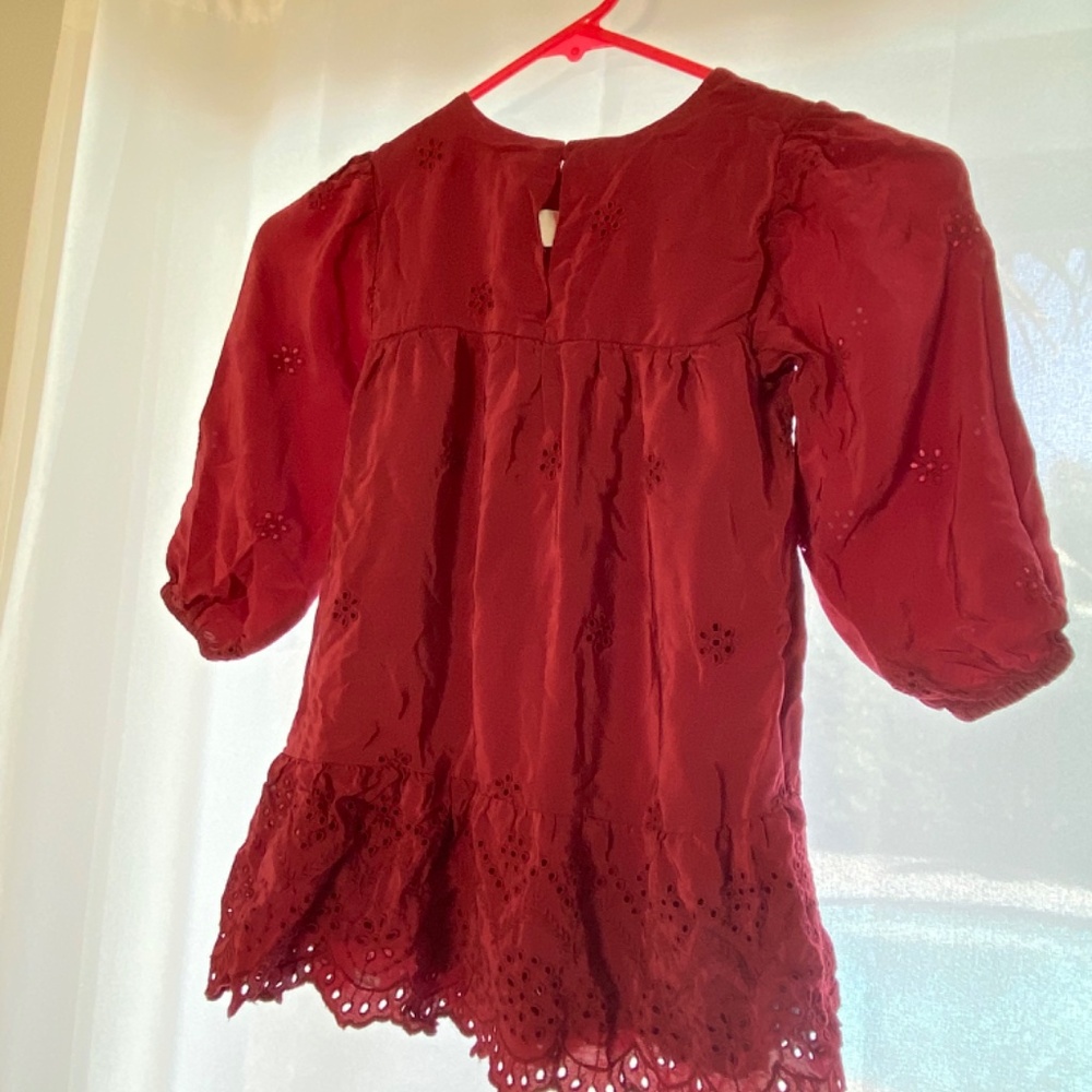 Zara toddler red dress size 3-4 years - Picture 5 of 7